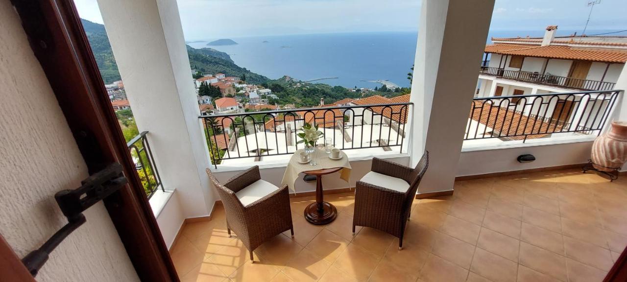 Horizon Studios With Sea View - Free Parking Glossa Exterior photo