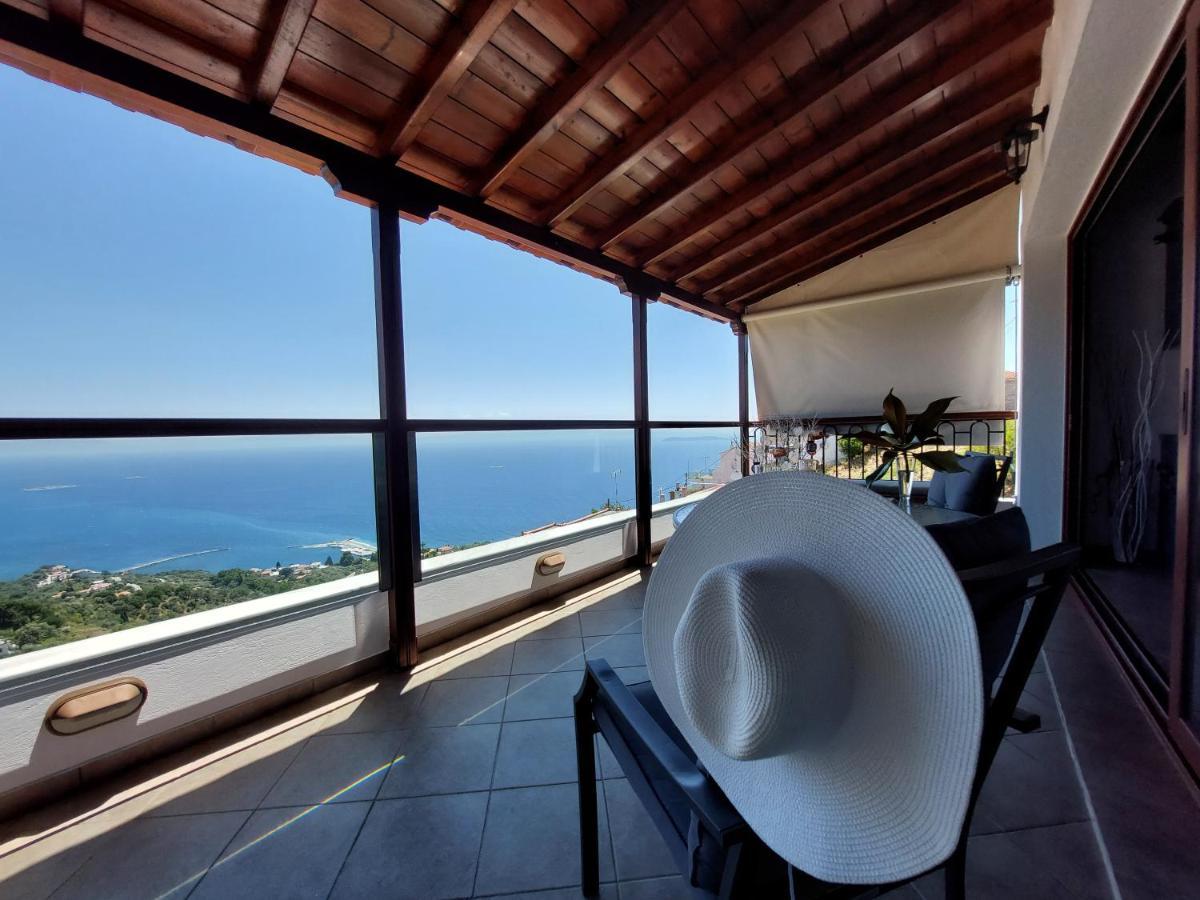 Horizon Studios With Sea View - Free Parking Glossa Exterior photo